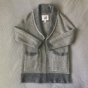 Roots Cabin Cozy Open Front Wool Cardigan M